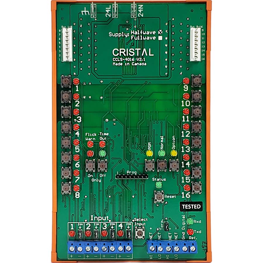 Cristal Controls CCLS-4016 Programmable Relay Control Scanner